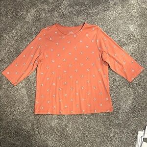 Christopher & Banks flower top size XL